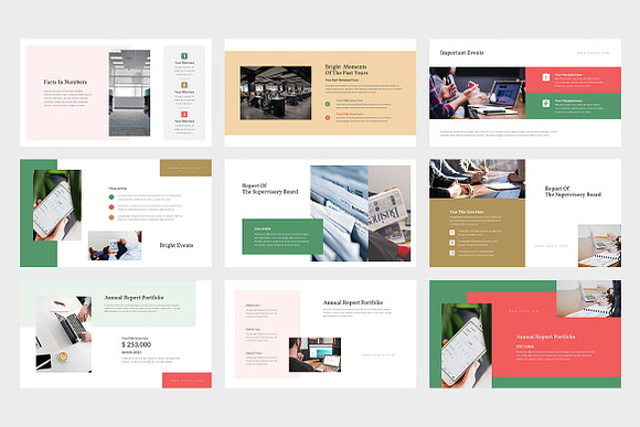 Xomio : Business Report Keynote in Keynote Templates - product preview 2