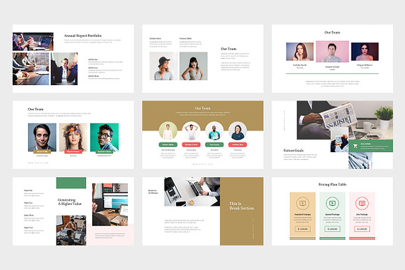 Xomio : Business Report Keynote in Keynote Templates - product preview 3