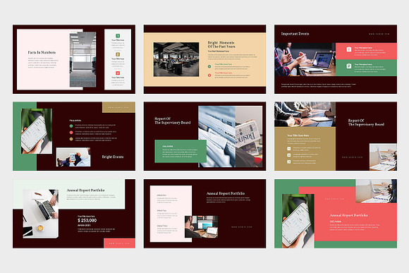 Xomio : Business Report Keynote in Keynote Templates - product preview 8