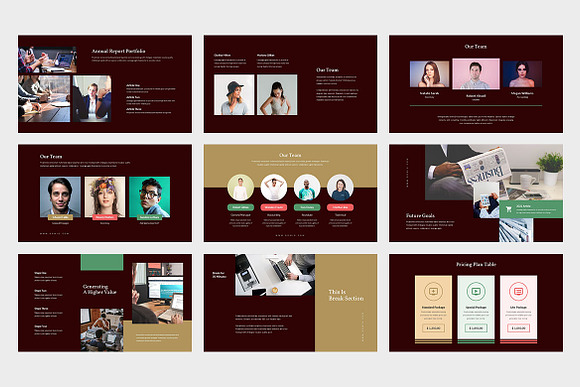 Xomio : Business Report Keynote in Keynote Templates - product preview 9