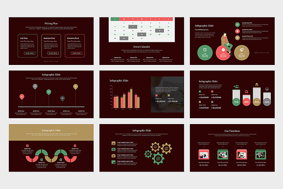 Xomio : Business Report Keynote in Keynote Templates - product preview 10