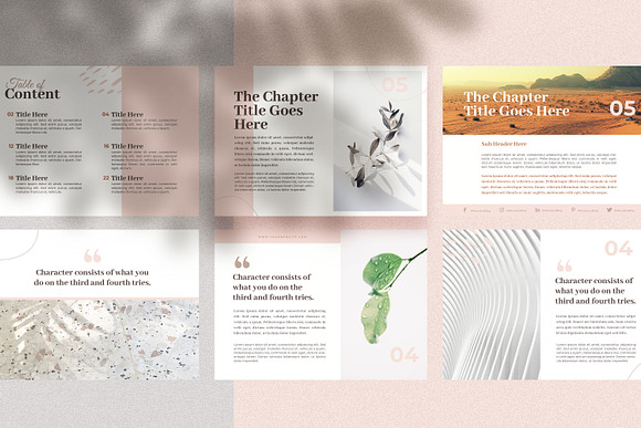 Creative Blogger Ebook Templates in Magazine Templates - product preview 5