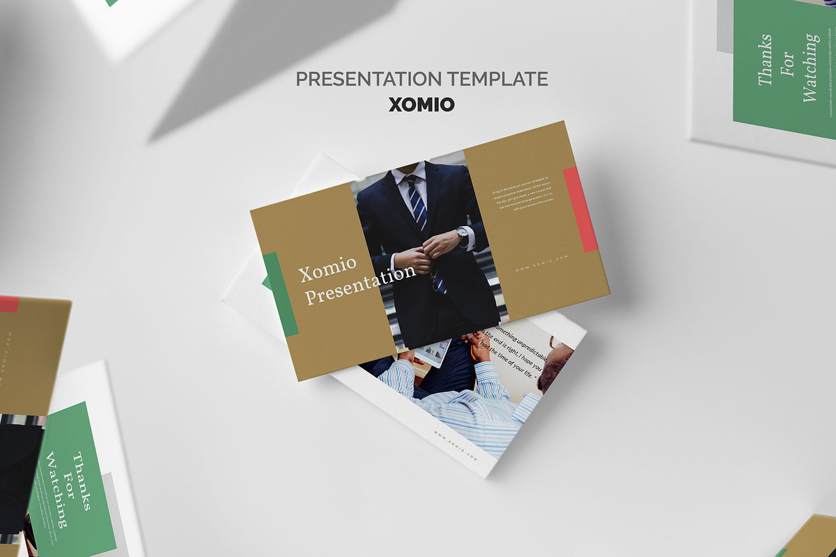 Xomio Business Report Google Slides in Google Slides Templates - product preview 8