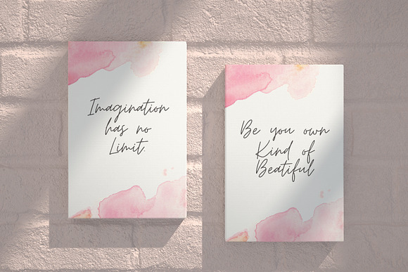 Canvas Mockups Set in Print Mockups - product preview 4