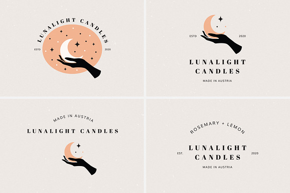 24 Celestial Logo Templates Pack in Logo Templates - product preview 11