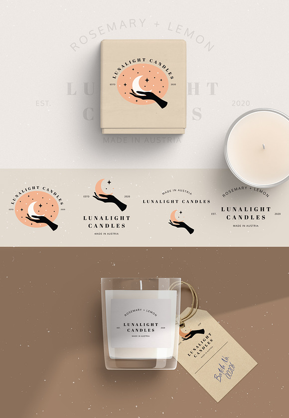 24 Celestial Logo Templates Pack in Logo Templates - product preview 13