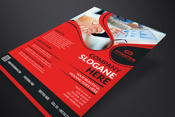 Business Flyer Template in Flyer Templates - product preview 3
