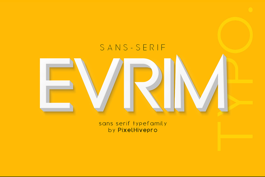 Evrim Sans Serif Font in Sans-Serif Fonts - product preview 8