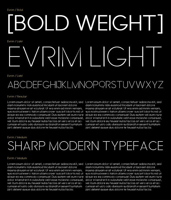 Evrim Sans Serif Font in Sans-Serif Fonts - product preview 1