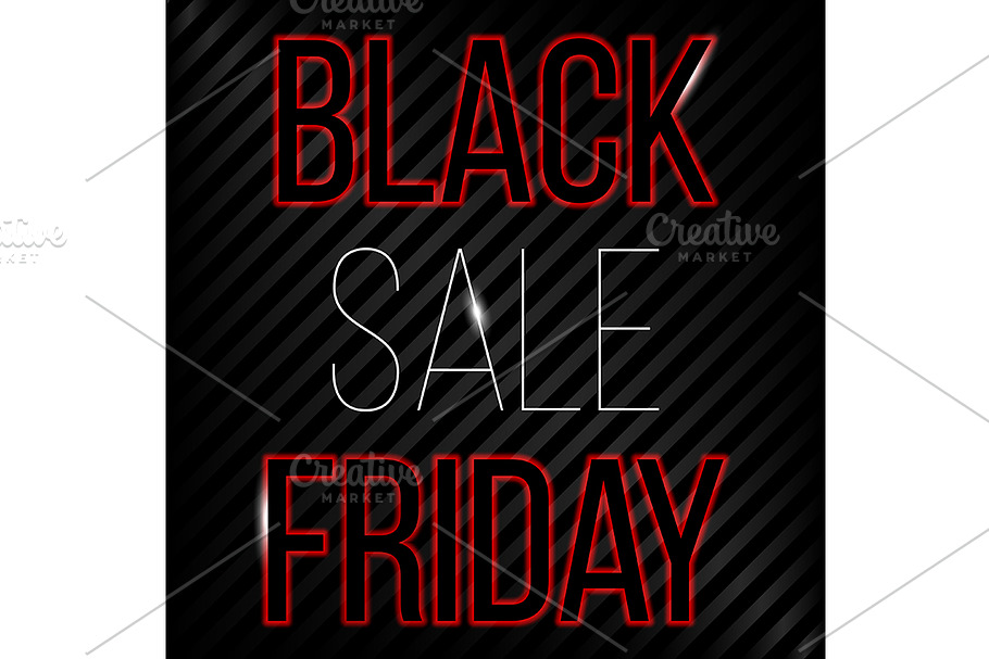 Black Friday banner. Vector. in Illustrations - product preview 8
