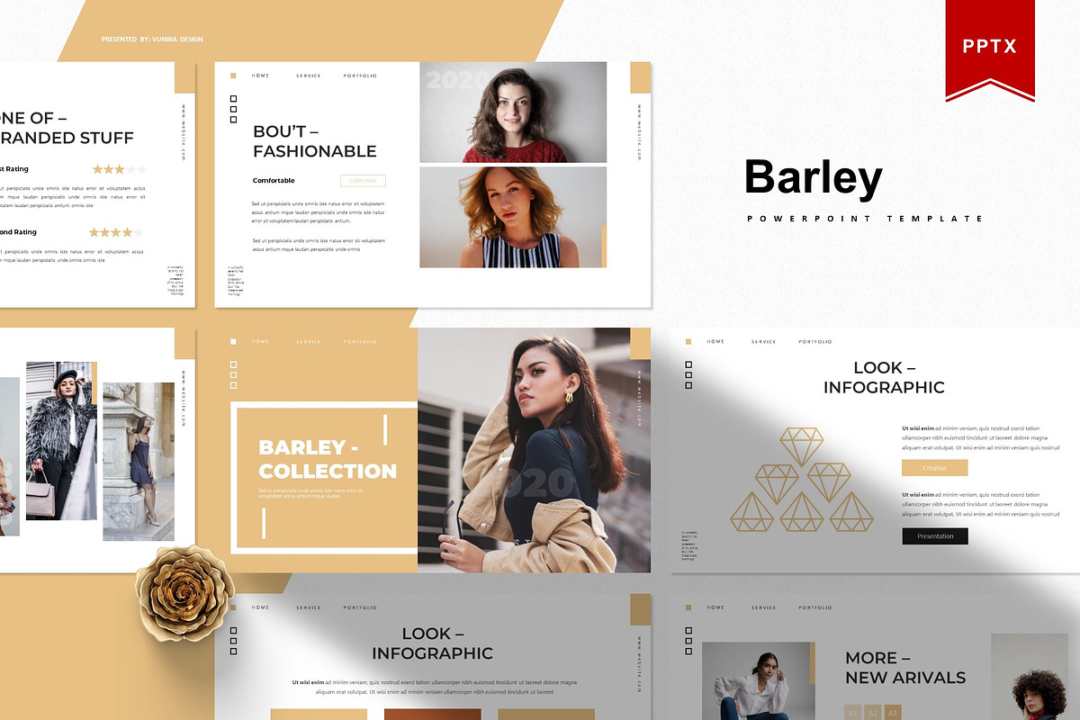 Barley | Powerpoint Template in PowerPoint Templates - product preview 8