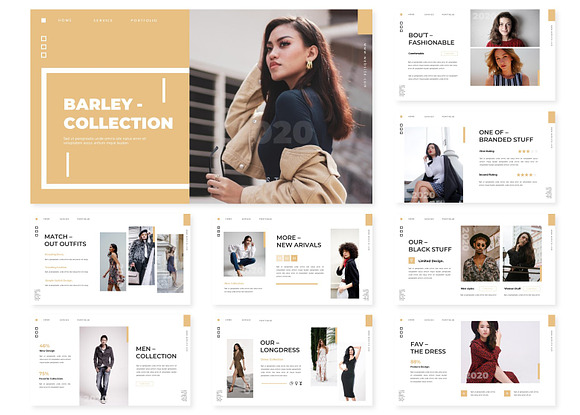 Barley | Powerpoint Template in PowerPoint Templates - product preview 1