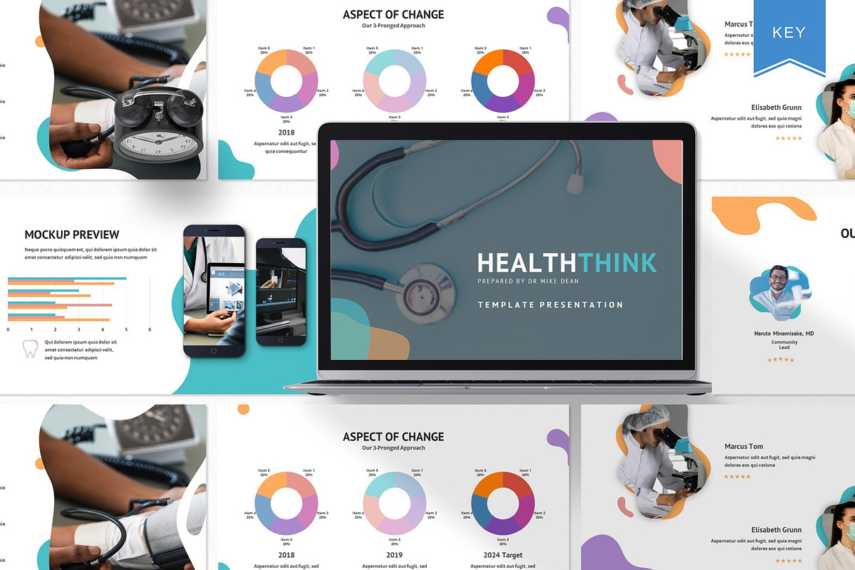 Healththink - Keynote Template in Keynote Templates - product preview 8