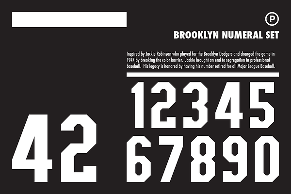Brooklyn Numeral Set