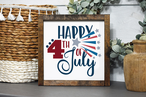 4th of July SVG Cut File Bundle in Illustrations - product preview 2