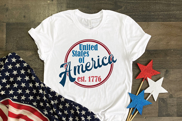 4th of July SVG Cut File Bundle in Illustrations - product preview 3