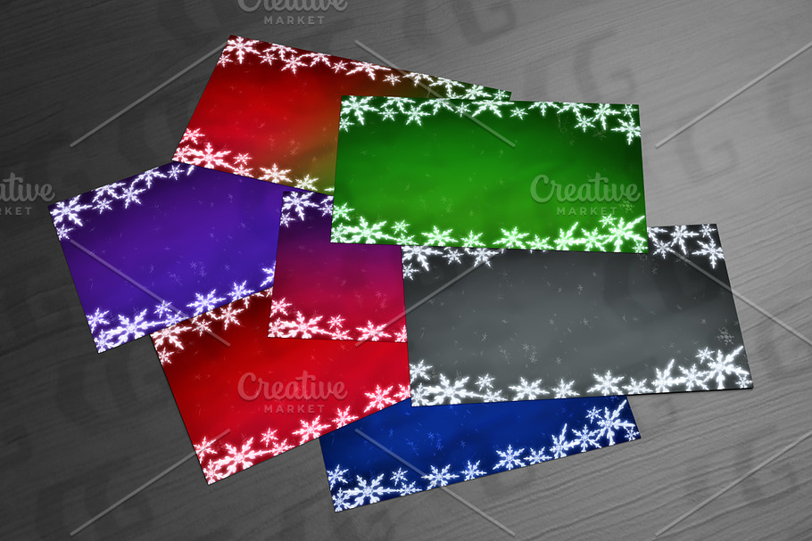 Snowflakes backgrounds of board in Illustrations - product preview 8