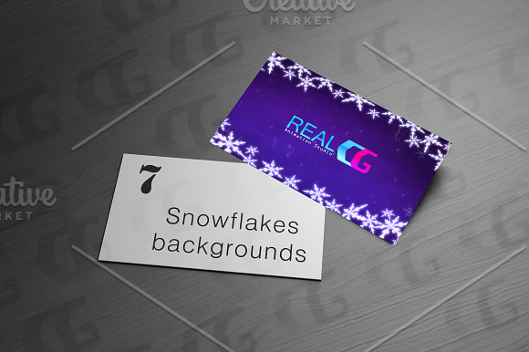Snowflakes backgrounds of board in Illustrations - product preview 1