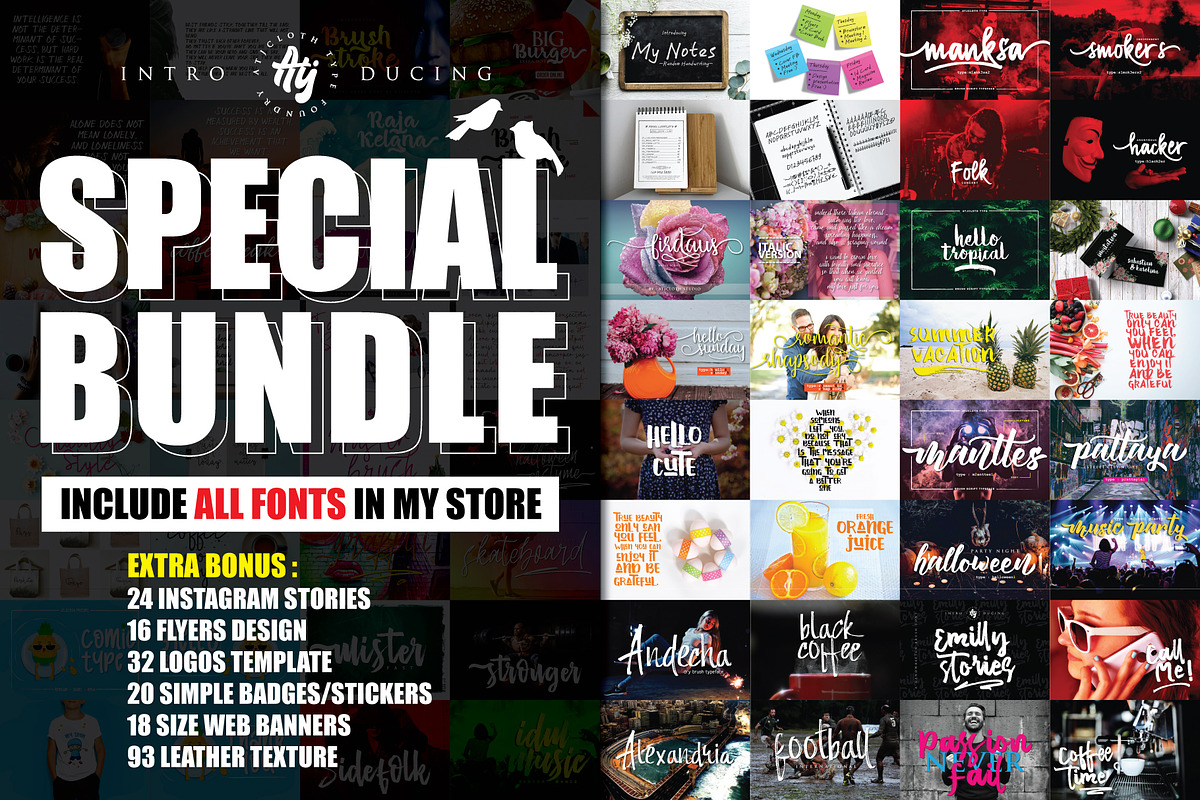 SPECIAL BUNDLE in Script Fonts - product preview 8