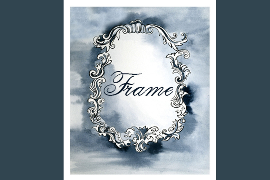 Vintage classical frame in Illustrations - product preview 8