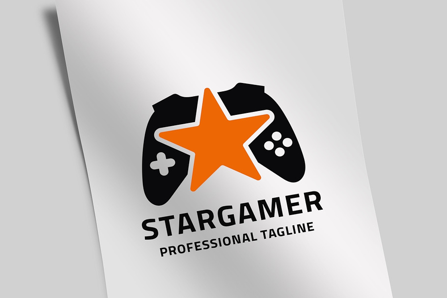 Star Gamer Logo in Logo Templates - product preview 8