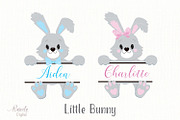 Cute Little Easter Bunny Clipart