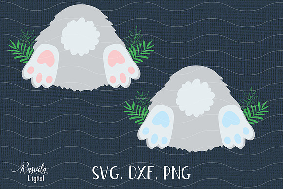 Cute Little Easter Bunny Clipart 3 in Illustrations - product preview 1