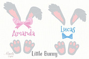 Cute Little Easter Bunny Clipart 8