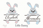 Cute Little Easter Bunny Clipart 9