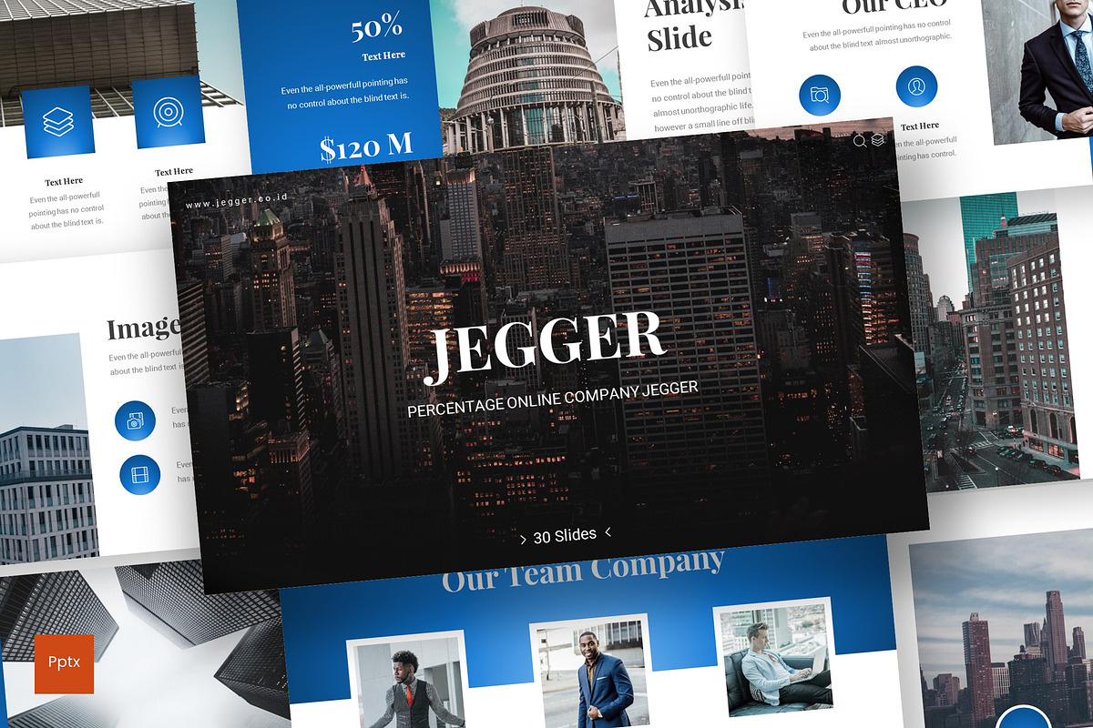 Jegger - Powerpoint Template in PowerPoint Templates - product preview 8