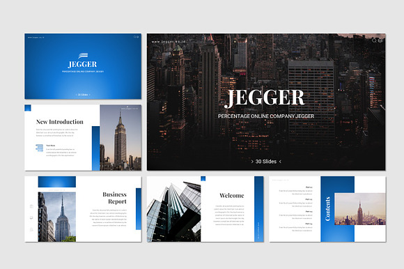 Jegger - Powerpoint Template in PowerPoint Templates - product preview 1
