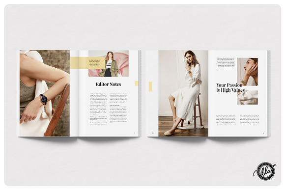 HANSLEY Fasion Magazine in Magazine Templates - product preview 2
