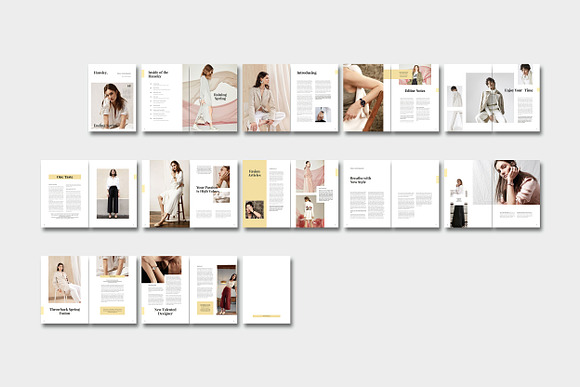 HANSLEY Fasion Magazine in Magazine Templates - product preview 7