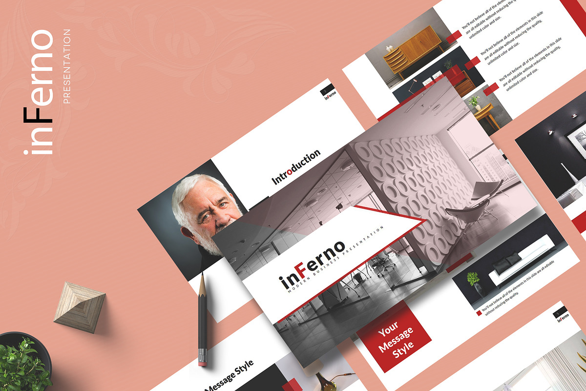 Inferno Powerpoint in PowerPoint Templates - product preview 8