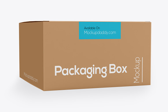 Square Card Board Box Mockup in Branding Mockups - product preview 1