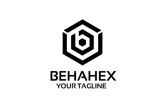 letter b hexa – Logo Template in Logo Templates - product preview 1