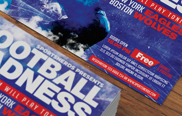Football Flyer in Flyer Templates - product preview 1