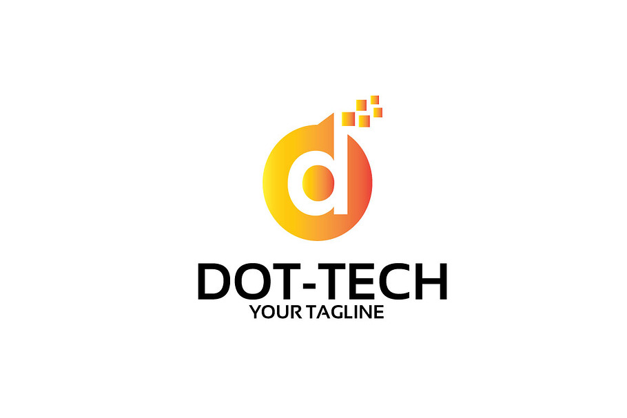 dot technology – Logo Template in Logo Templates - product preview 8