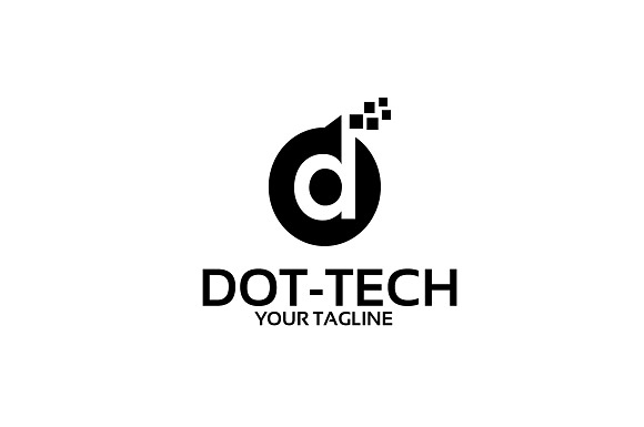 dot technology – Logo Template in Logo Templates - product preview 1