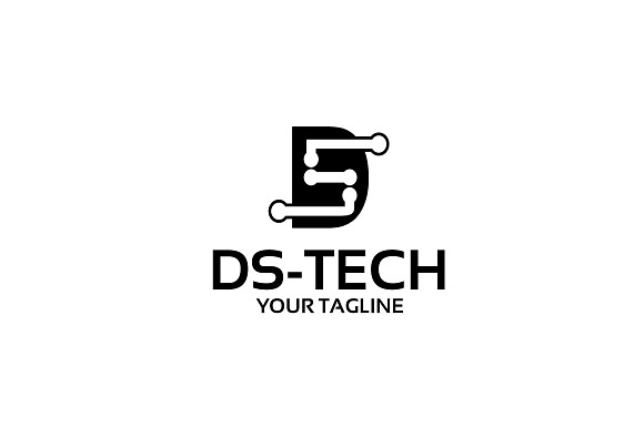 DS TECH – Logo Template in Logo Templates - product preview 1