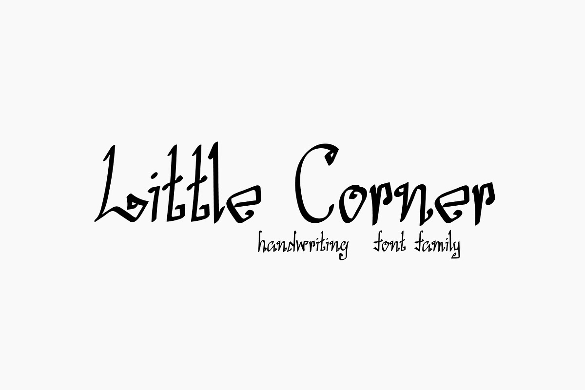 Little Corner in Script Fonts - product preview 8