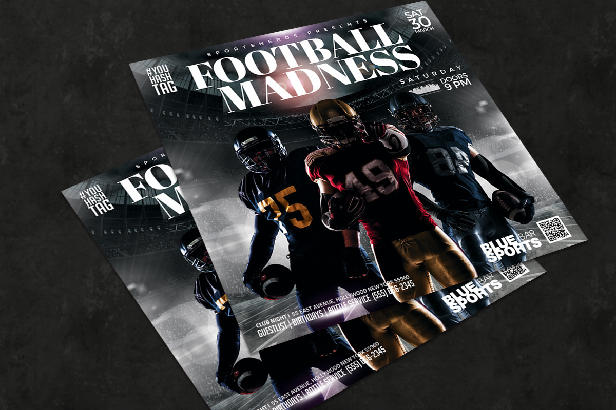Football Flyer in Flyer Templates - product preview 8