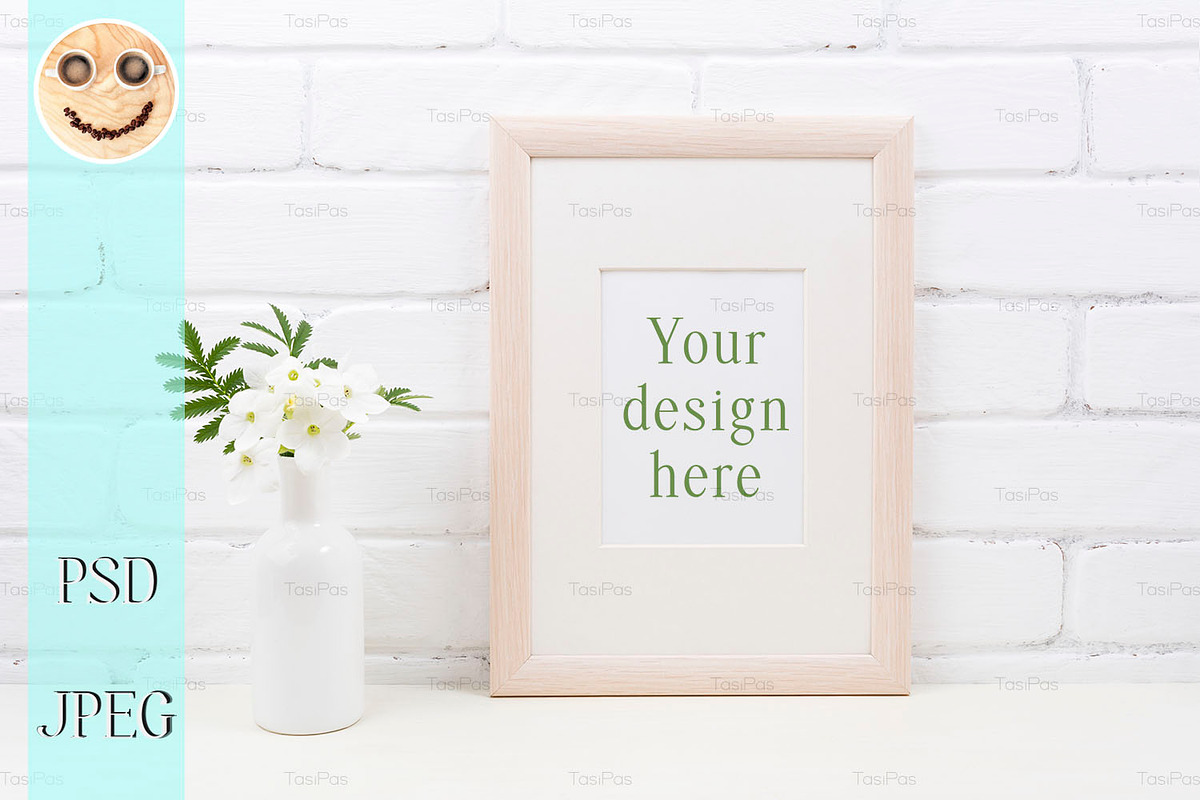 Wooden frame mockup in Mockup Templates - product preview 8