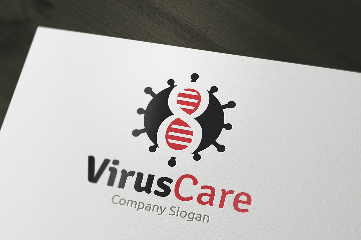 Virus Logo 05 in Logo Templates - product preview 8