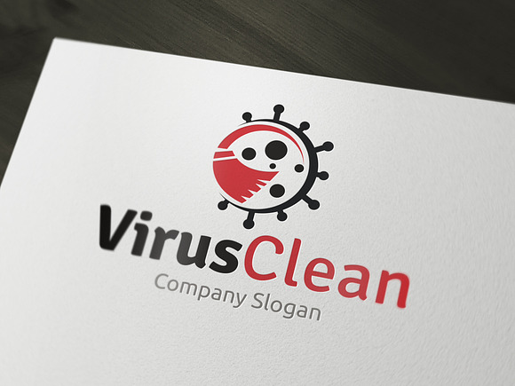 Virus Logo 06 in Logo Templates - product preview 1