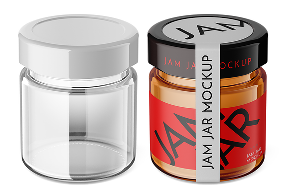 Jar Jam Mockup 3 in Product Mockups - product preview 3