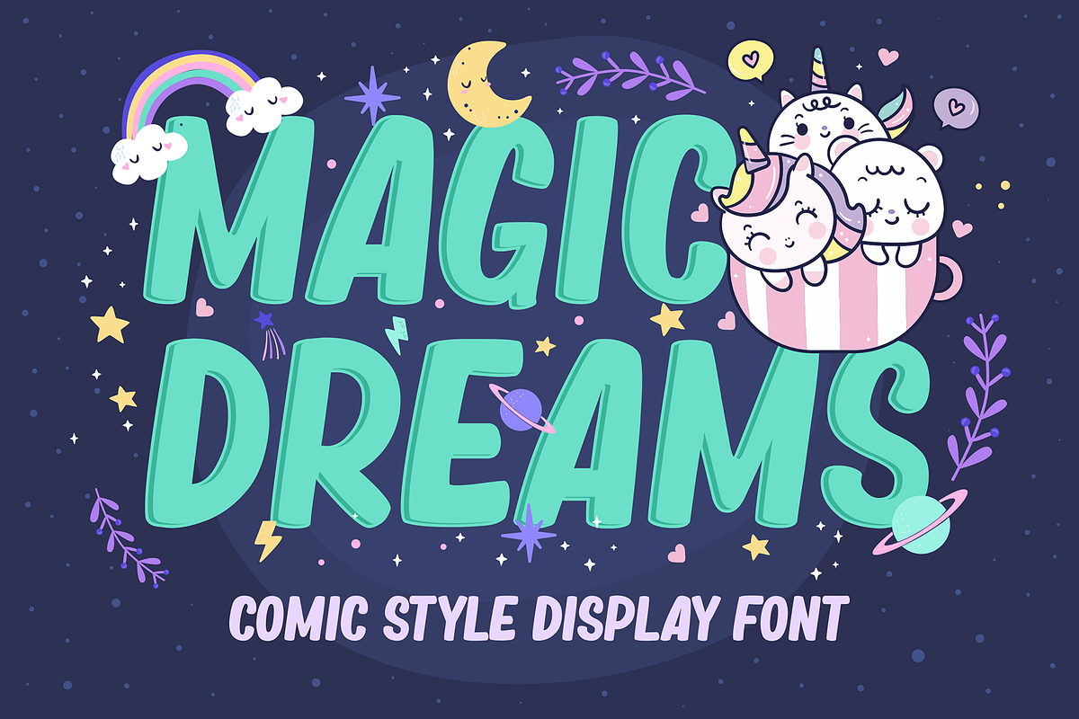 Magic Dreams in Display Fonts - product preview 8