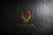Colorful Phoenix Bird Logo Template