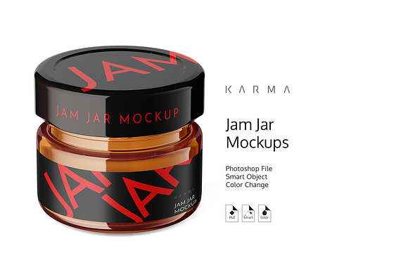 Jar Jam Mockup 4 in Product Mockups - product preview 1