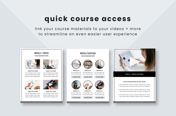 eCourse Workbook Template in Magazine Templates - product preview 11